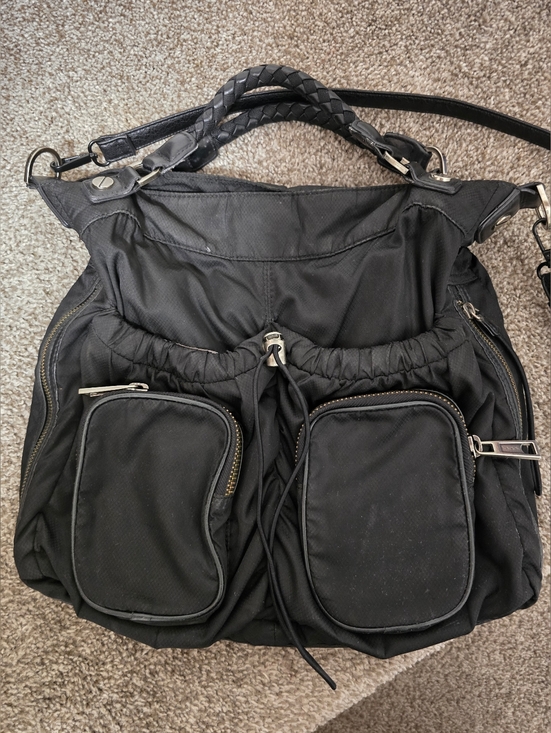 L.A.M.B. Handbags - L.a.m.b. Black Nylon Tote Y2k